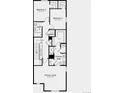 Second floor plan showcasing primary suite, bedrooms, bathrooms, laundry and walk-in closets at 6570 Parterre N Pkwy # 6, Thornton, CO 80602