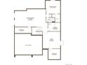 Basement floor plan features a recreation room, bedroom, flex room, unfinished storage, and mechanical area at 2650 Bitterroot Pl, Highlands Ranch, CO 80129