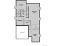 Basement floor plan featuring bedrooms, a recreation room, ample storage, and optional bar at 24738 E 40Th Ave, Aurora, CO 80019