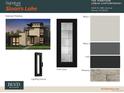 Selection of exterior finishes including the home's elevation, lighting fixture, front door, gray siding, and masonry at 4444 W 28Th Ave, Denver, CO 80212