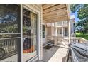 View of patio from sliding glass door at 12655 E Pacific Cir # E, Aurora, CO 80014