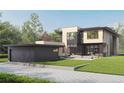 Contemporary home with a detached garage and a spacious backyard at 2435 S Josephine St, Denver, CO 80210