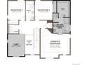 Second floor plan showing loft, three bedrooms, two baths, and a spacious owner's suite at 1381 Lumber Ridge N Cir, Erie, CO 80516