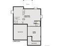 Lower level floor plan with unfinished space, crawl space, and future rough-in bath at 14144 Bunny Hop Ln, Parker, CO 80134