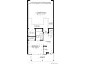 Floorplan featuring a two-car garage, bedroom, bath, and an 8' ceiling at 2545 Josephine Way, Superior, CO 80027
