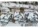 Aerial view of a house in a snow-covered neighborhood at 1524 E Weldona Way, Superior, CO 80027