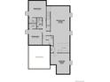 This floor plan features a recreation room, unfinished storage, two additional bedrooms and a bathroom at 8294 Snake River St, Littleton, CO 80125