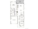 Open-concept floor plan boasts a gourmet kitchen, two bedrooms, two-car garage, great room and owner's suite at 8294 Snake River St, Littleton, CO 80125