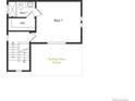 Floor plan showing Main Bedroom, full bath, walk-in closet, and rooftop deck choice upstairs at 46549 Avery Ln, Bennett, CO 80102