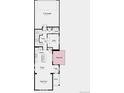 Detailed floorplan showcasing the layout of the first floor at 2070 Wagon Wheel Aly, Brighton, CO 80601