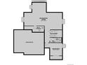 Basement floor plan showcasing a recreation room and additional bedroom at 39192 Clymer St, Elizabeth, CO 80107