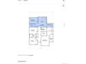 Second floor plan with four bedrooms, three bathrooms, laundry room, loft and walk-in closets at 7444 S Yank Ct, Littleton, CO 80127