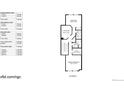 Upstairs floor plan shows the primary and secondary bedrooms, and flex space at 12327 E Tennessee Dr # 107, Aurora, CO 80012