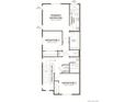 Second-floor plan featuring primary bedroom with bath, walk-in closet, and additional bedrooms at 6648 N Nepal Ct, Aurora, CO 80019