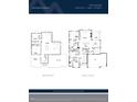 Detailed floor plan showcasing the layout of the basement and main level of the Walter model at 428 Clear Bell Ln, Monument, CO 80132