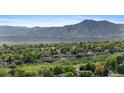 Scenic neighborhood view nestled among lush trees, offering a serene living environment with majestic mountain views at 12992 W Jewell Cir, Lakewood, CO 80228