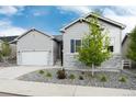 Attractive single-Gathering home with stone accents, well-maintained landscaping, and a welcoming facade at 5072 Silver Hare Ln, Castle Rock, CO 80104