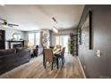 Bright dining area with a table and chairs, near the kitchen at 10587 Parkington Ln # B, Highlands Ranch, CO 80126