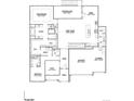 Detailed floor plan showcasing the layout of a modern home with clearly labeled rooms at 21821 E Tansy Pl, Aurora, CO 80016