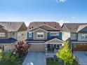 Beautiful aerial view of a two-story home, showcasing the roof and surrounding neighborhood at 15608 E Otero Cir, Centennial, CO 80112