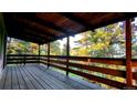Lovely deck with wooded views to enjoy the outdoors and relax at 7105 Flagstaff Rd, Boulder, CO 80302