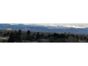 Panoramic vista showcases majestic snow-capped mountains in the background, complemented by the city views at 1123 S Quince Way, Denver, CO 80231