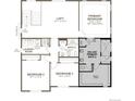Second floor featuring a loft, primary bedroom with deluxe bath, laundry, and two additional bedrooms at 7036 E 126Th Pl, Thornton, CO 80602