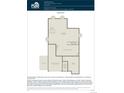 Floor plan of the unfinished basement, providing ample space for future customization and storage at 39574 Gwinett Cir, Elizabeth, CO 80107