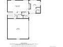 Detailed floorplan showcasing the layout of the Gathering room, bath, garage, sauna and room at 591 Nome St, Aurora, CO 80010