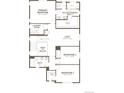 Second floor layout with a primary bedroom, deluxe bath, laundry room, loft, and two additional bedrooms at 11157 Mount Emma Dr, Englewood, CO 80112
