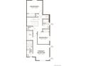 Upstairs floor plan featuring three bedrooms, two bathrooms, a walk-in closet, and a linen closet at 6678 N Nepal Ct, Aurora, CO 80019