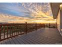 Beautiful new deck overlooking the prairie at 69101 E 72Nd Ave, Byers, CO 80103