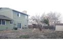 Spacious backyard featuring mature trees and fence at 9852 W 76Th Ave, Arvada, CO 80005