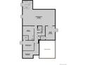 Basement floor plan featuring recreation room, flex room, bedroom, bathroom, and an unfinished storage area at 8250 Snake River St, Littleton, CO 80125