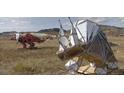 Large lot with unique land art installations at 19689 W 57Th Pl, Golden, CO 80403