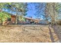 Large, leaf-covered backyard perfect for outdoor activities and relaxation at 12317 Fillmore Ct, Thornton, CO 80241