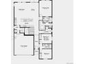Detailed floor plan showcasing a spacious layout with an open kitchen, a great room, and multiple bedrooms at 17055 W 92Nd Loop, Arvada, CO 80007