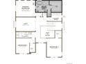 Upstairs floor plan includes primary bedroom, deluxe primary bath, two bedrooms, loft, laundry room at 25254 E Warren Pl, Aurora, CO 80018
