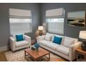 Inviting living room features neutral tones, comfortable seating, and natural light at 4990 Hooker St, Denver, CO 80221