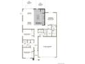 Spacious floor plan featuring a kitchen, primary bedroom, and a 2-car garage at 6606 N Nepal St, Aurora, CO 80019