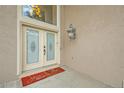 Close-up showcasing the ornate double doors of the home's grand entrance at 6598 S Telluride St, Aurora, CO 80016