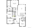 Second floor plan featuring a Primary Suite, three other Bedrooms, three Bathrooms and a Loft at 4334 Ridgewalk Pt, Castle Rock, CO 80108