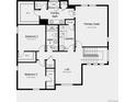 Second floor plan featuring a primary suite, two bedrooms, and a loft at 3639 Recess Ln, Castle Rock, CO 80108
