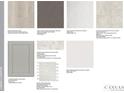 A curated collection of interior design materials featuring flooring, cabinetry, and countertops for a cohesive aesthetic at 16975 W 92Nd Loop, Arvada, CO 80007