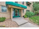 Up close exterior shot of the building entrance at 2100 N Franklin St # 20, Denver, CO 80205