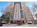High rise condo building with attractive landscaping at 2 Adams St # 1010, Denver, CO 80206
