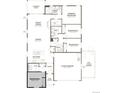 Detailed floor plan showcasing a four-bedroom layout with open living spaces and an optional 3-car garage at 4472 Boone Cir, Brighton, CO 80601