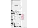 Detailed first floor plan showcasing the kitchen, great room, dining area, and garage at 14847 Arbor W Blvd, Thornton, CO 80602