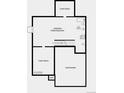 Basement floor plan featuring unfinished partial basement, crawl space, and unexcavated at 3333 N Catawba Way, Aurora, CO 80019