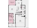 First floor plan featuring kitchen, dining, living room, and 2-car garage at 3333 N Catawba Way, Aurora, CO 80019
